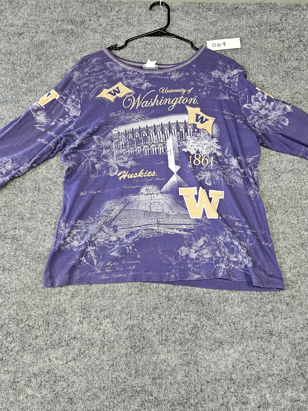 University of Washington Purple Short Sleeve Graphic Tee